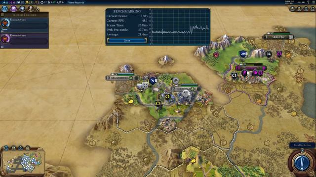 Civilization VI Benchmark - i7 2700K/GTX 780/SSD 840 EVO/8GB DDR3 RAM смотреть онлайн