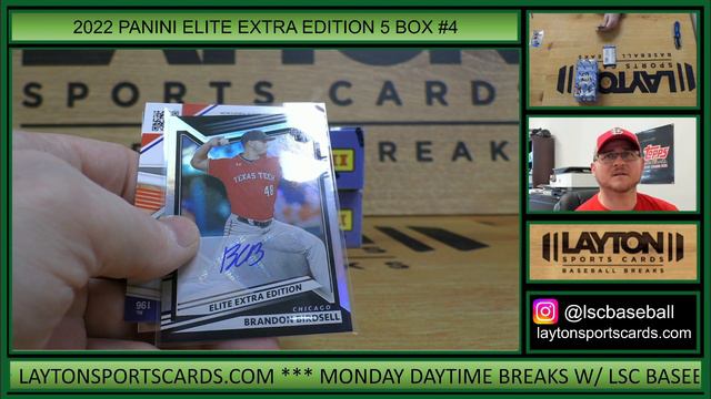 2022 Panini Elite Extra Edition Baseball Hobby 5 Box Break #4 смотреть онлайн