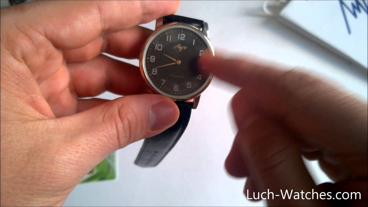 Обзор мужских часов Луч 338757134 смотреть онлайн