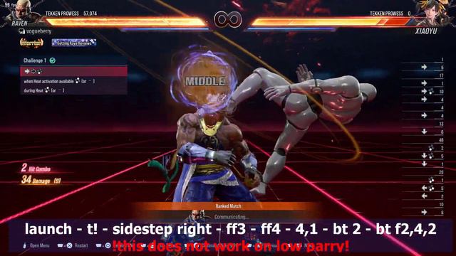 Tekken 8 Raven Combo Guide