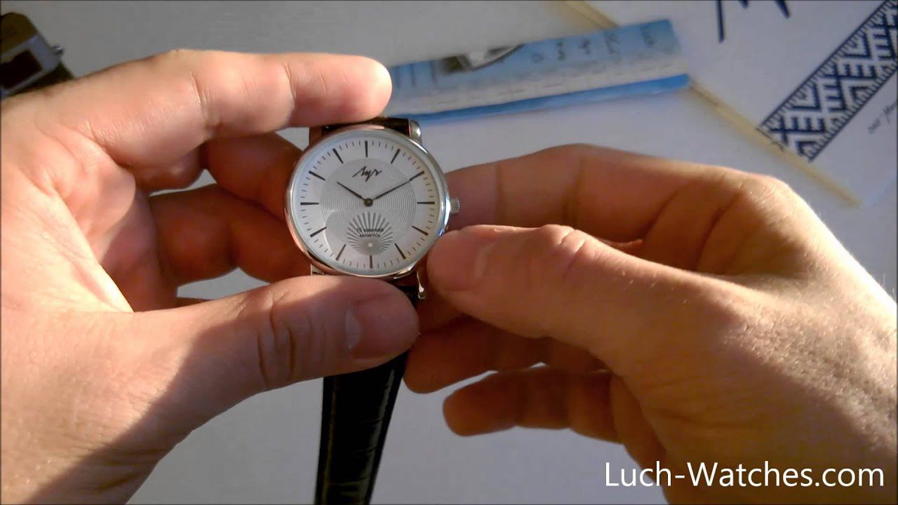 Обзор мужских часов Луч 38751460 смотреть онлайн