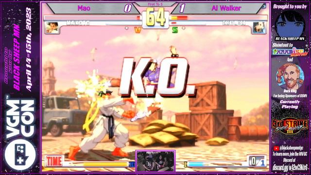 FT5 Al Walker V.S. Mao Street Fighter III: Third Strike 04/15/23 смотреть онлайн