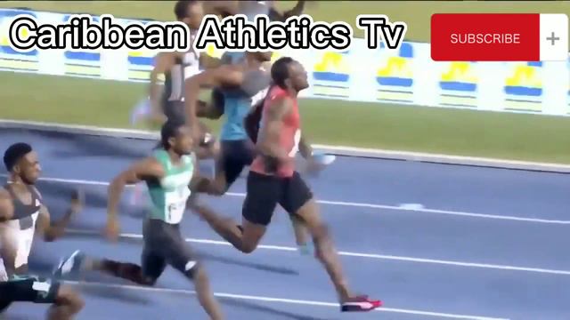 Usain Bolt does it again defeating countrymen Yohan Blake & Kemar Bailey-Cole смотреть онлайн