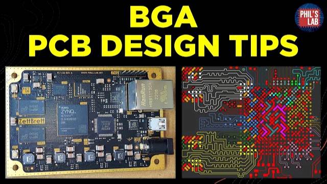 BGA PCB Design Tips - Phil's Lab #95 смотреть онлайн