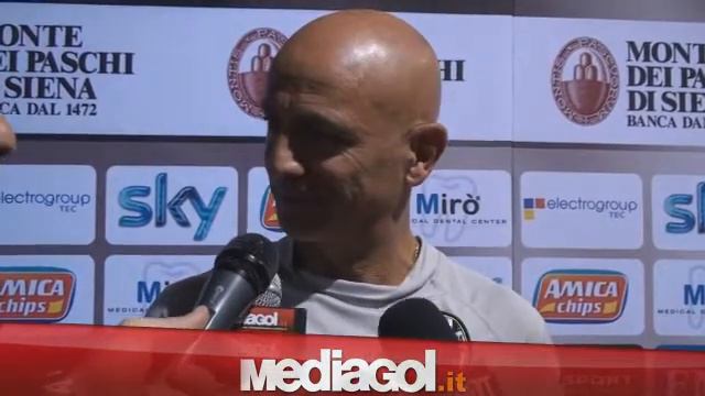 Intervista tecnico Siena Giuseppe Sannino dopo amichevole con Palermo 20.07.2011 - Mediagol.it смотреть онлайн