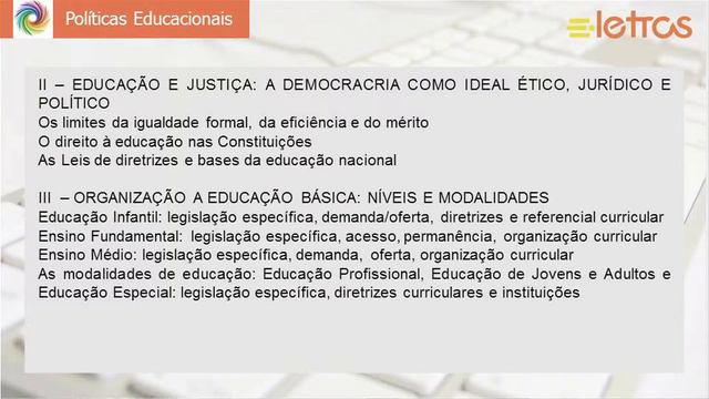 SANDRA MONTENEGRO - POLITICAS EDUCACIONAIS - AULA 01