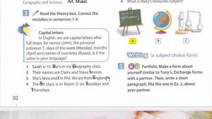 SPOTLIGHT 5 учебник страница 30