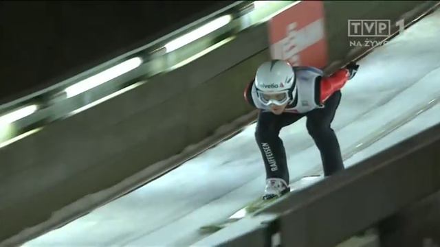 Simon Ammann 137m! - Bischofshofen 2014 смотреть онлайн