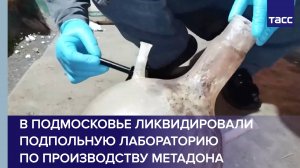В Подмосковье ликвидировали подпольную лабораторию по производству метадона
