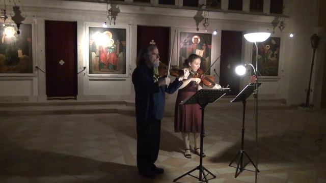 Haydn.J Duo Zwiegespraeche Spyros Gikontis Violin Franziska Reichenbaecher violin смотреть онлайн