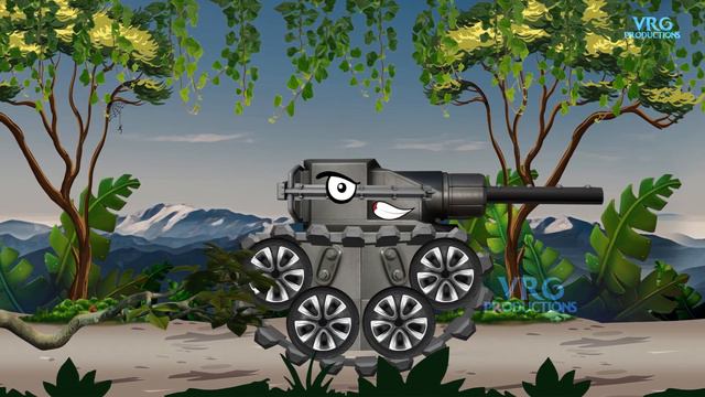 Tank vs monster Pac-man cartoon animation New Battle смотреть онлайн