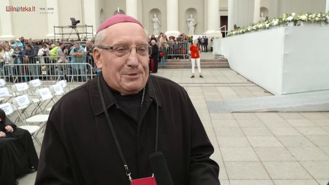 Abp Tadeusz Kondrusiewicz o wizycie papieża Franciszka na Litwie (2) /Wilnoteka смотреть онлайн