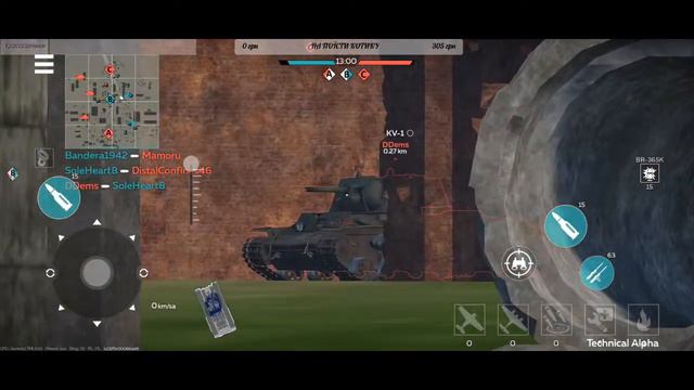 War Thunder Mobile технична альфа, радянські танки смотреть онлайн