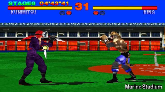 Tekken 1 [Arcade] - play as Kunimitsu смотреть онлайн