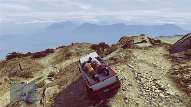 GTA V: Jumping Off Mt. Chilliad with Style! (GTA 5 Funny Moments!) смотреть онлайн