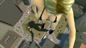 Mega Giantess Flyby