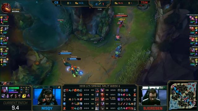 C9 vs. TSM Must See | Week 6 LCS 2019 | Чемпионат Америки LCS NA | Cloud9 Team Solo Mid смотреть онлайн