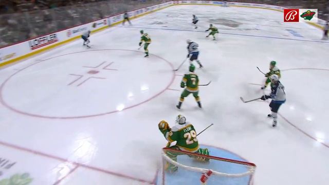 Vlad Namestnikov scores vs Wild in Fleury's 1000th NHL game (31 dec 2023) смотреть онлайн