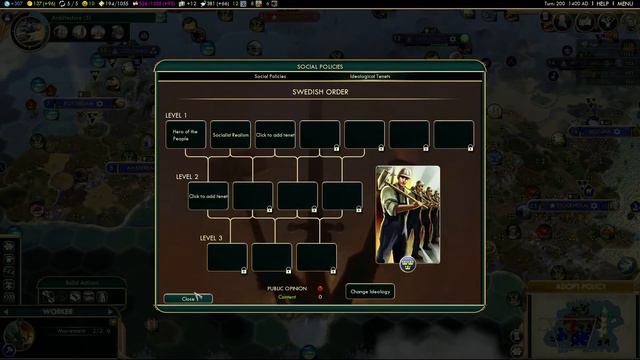 Civilization 5 Brave New World Let's Play - Immortal Sweden - #20 - "Ideological Decision" смотреть онлайн