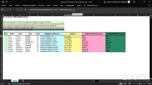 ACabrera 7a9PM | Microsoft Excel Intermedio смотреть онлайн