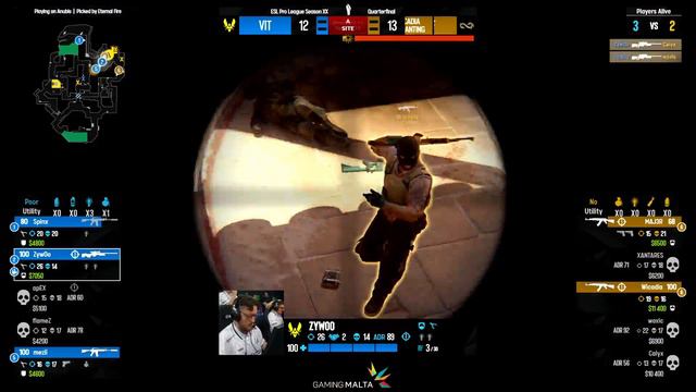 ZywOo выключается когда нужен команде