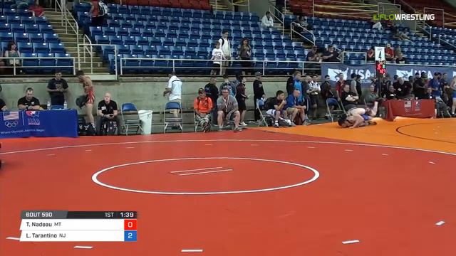 Junior FS 170 Round of 64 - Tucker Nadeau (MT) vs. Leonardo Tarantino (NJ) смотреть онлайн
