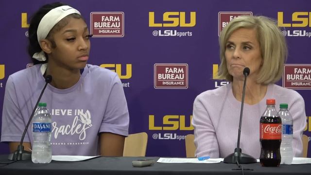 LSU Kim Mulkey WIN over Georgia postgame with Angel Reese and Alexis Morris смотреть онлайн