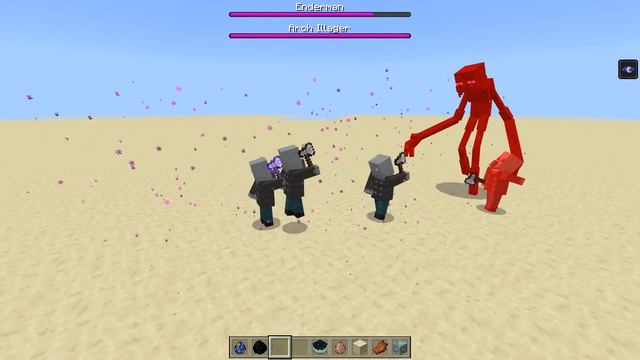 Arch Illager Vs Minecraft Bosses - Arch Illager Vs Warden, Ferrous Wroughtnout Wither Mutant Enerma