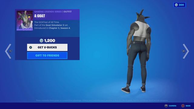 *NEW* A GOAT Skin - (Goat Simulator 3 Set) - Gaming Legends Series - Fortnite C3S4 Item Shop смотреть онлайн