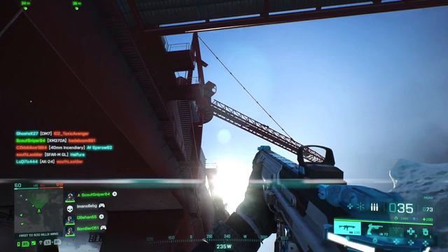 Battlefield 2042 XM370A Quad Kill Feed 2 смотреть онлайн
