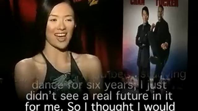 Ziyi Zhang In Rush Hour 2 Interview 章子怡接受采访谈尖峰时刻2