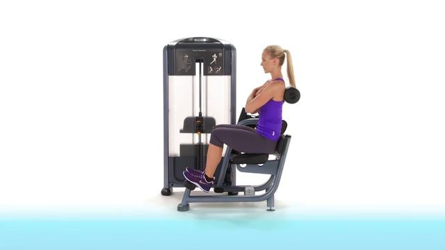 Разгибание спины Precor DSL 313 смотреть онлайн
