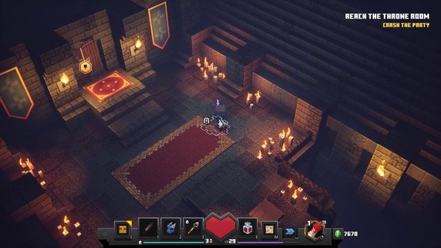Where is Highblock Halls Secret Mission Minecraft Dungeons смотреть онлайн