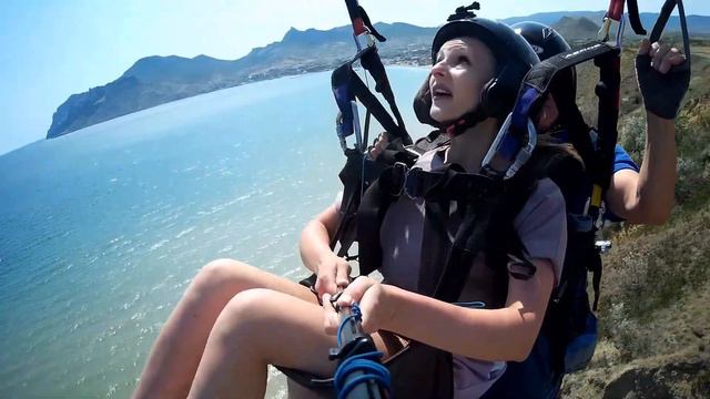 Параплан в Коктебеле. Полеты