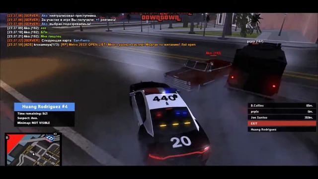 🚔Пит Манёвры🚔 SAMP 🚔 HUANG RODRIGUEZ 🚔 смотреть онлайн