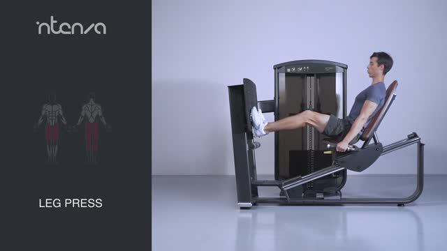 Силовой тренажер INTENZA "Жим ногами" EL-07 смотреть онлайн