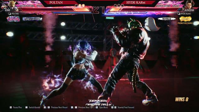 Tekken 8 ▰ POLTAN (Rank #1 King) Vs HYDE Karei (Azucena) ▰ Ranked Matches смотреть онлайн