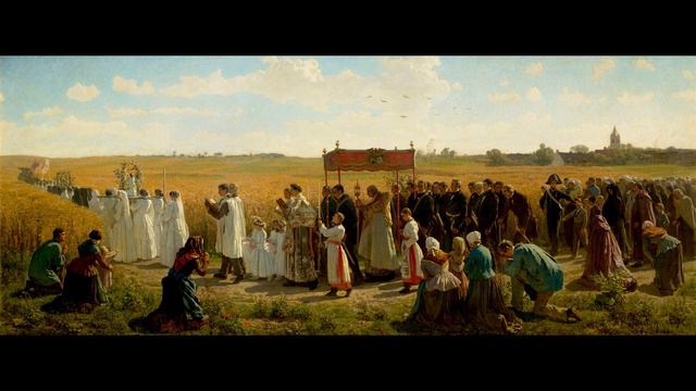 Jules BRETON Jules, benediction du ble en Artois - J.D. ZELENKA, Missa Providentiae, credo смотреть онлайн
