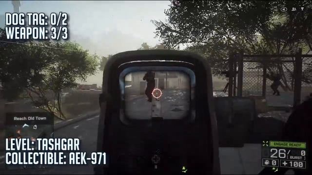 Battlefield 4 - All Collectibles - Mission 6: Tashgar - Dog Tags & Weapons смотреть онлайн