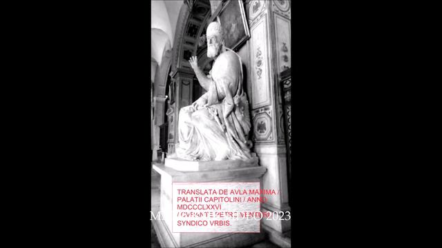 Three Popes ejected in 1876 - TRANSLATA DE AVLA MAXIMA PALATII CAPITOLINI ANNO MDCCCLXXVI смотреть онлайн