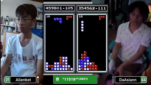 CRAZY AGGRESSION!! | Mar '24 Aquamarine Bracket | Classic Tetris Monthly Mega Masters смотреть онлайн
