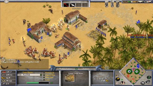TSM_Player (Zeus) vs Arf_Adhafang (Kronos) on Oasis - Age of Mythology: The Titans смотреть онлайн