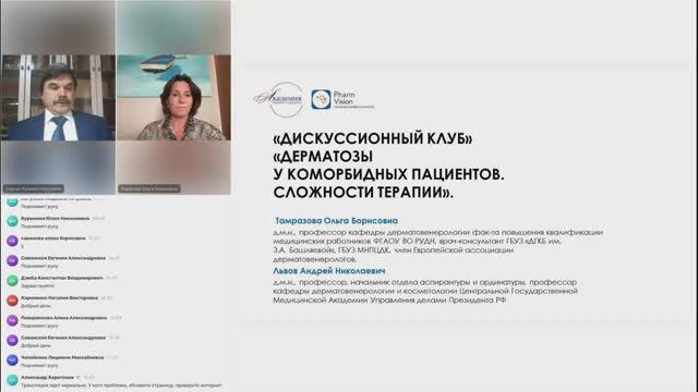 Комплексный подход к ведению пациентов с дерматологическими заболеваниями смотреть онлайн