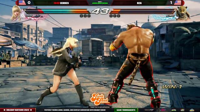 Holiday Matsuri 2022 - RZA (King) vs Xerxes (Lili) - Tekken 7 Losers Quarters смотреть онлайн
