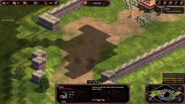 Age of Empires Definitive Edition - Ave Caesar - Episode 3 (The Siege of Alesia) смотреть онлайн