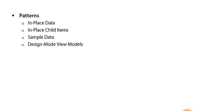 34. Design-Time Data Patterns. Outline. смотреть онлайн