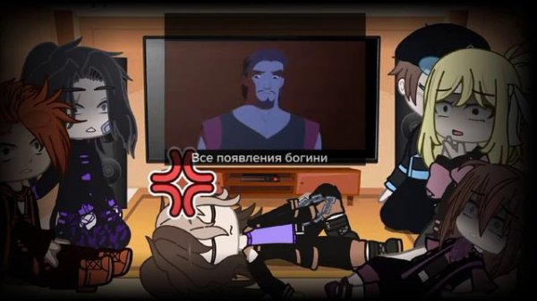 долгожданная реакция персонажей гача клуб неон реакция на тт