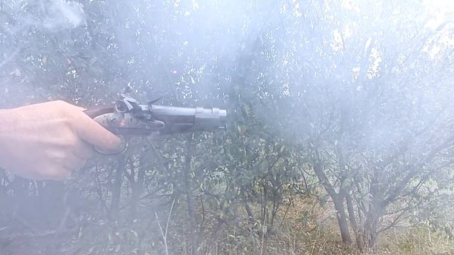black powder pistol An IX Pedersoli slow motion shooting смотреть онлайн