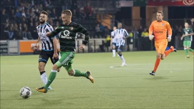 Sam Larsson in de basis van Feyenoord tegen Roda JC смотреть онлайн