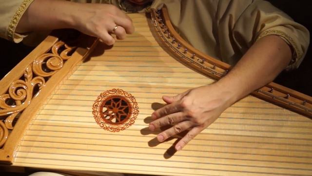Vedic musical instrument 30 strings (Russian harp or Psaltery) смотреть онлайн